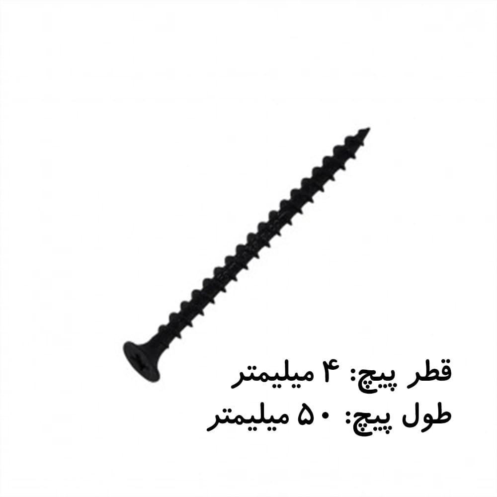 پیچ ام دی اف مدل 4 در 50 بسته 100 عددی — تصویر ۲