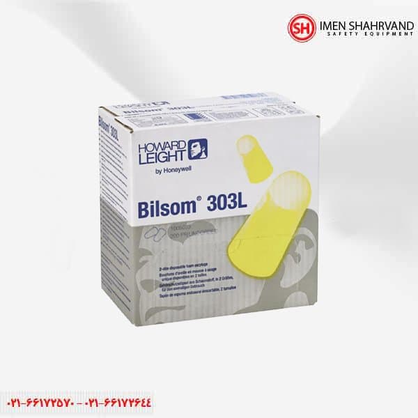 گوشی ایمنی داخل گوش اسفنجی BILSOM 303L (ایرپلاگ) — تصویر ۲