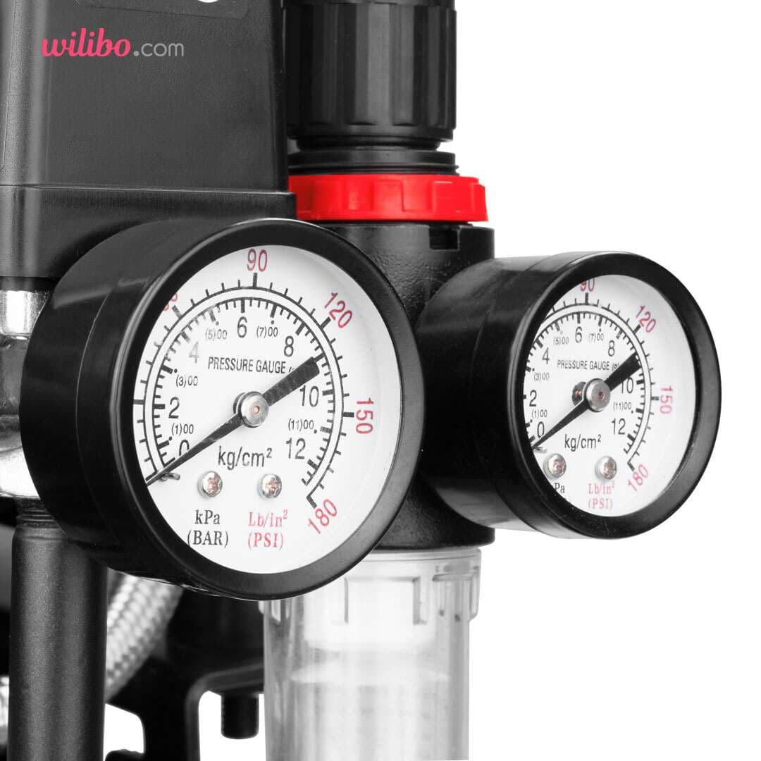 کمپرسور باد 50 لیتری بیصدا رونیکس مدل RC-5013 — تصویر ۵