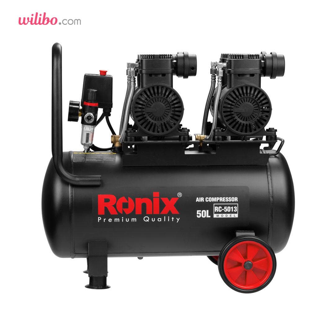 کمپرسور باد 50 لیتری بیصدا رونیکس مدل RC-5013 — تصویر ۴