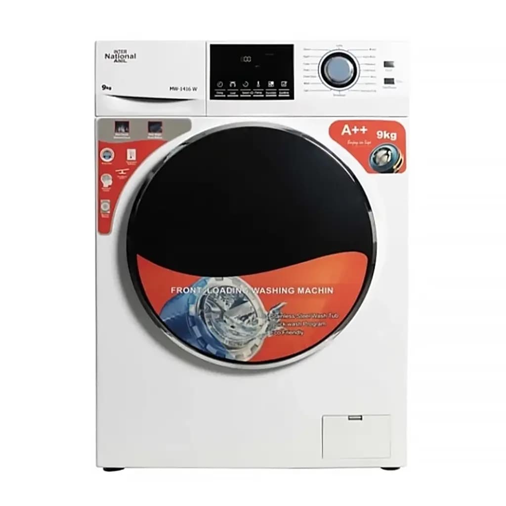 ماشین لباسشویی اینترناسیونال آنیل اتوماتیک ظرفیت 9 کیلوگرم موتور تسمه‌ای — تصویر ۲