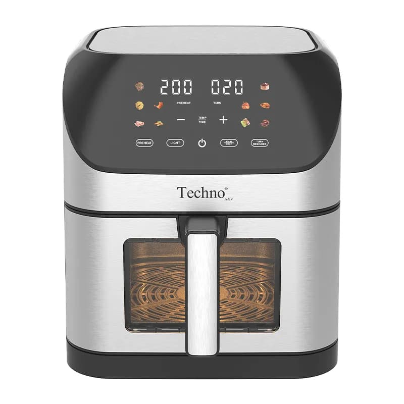 سرخ کن رژیمی تکنو Te‑555 ظرفیت 8 لیتر