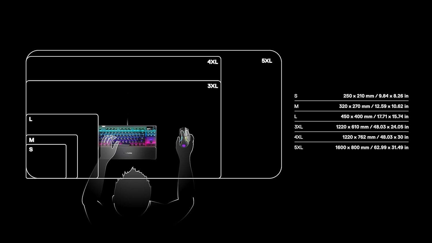 موس پد استیل سریز SteelSeries QCK 3XL — تصویر ۵