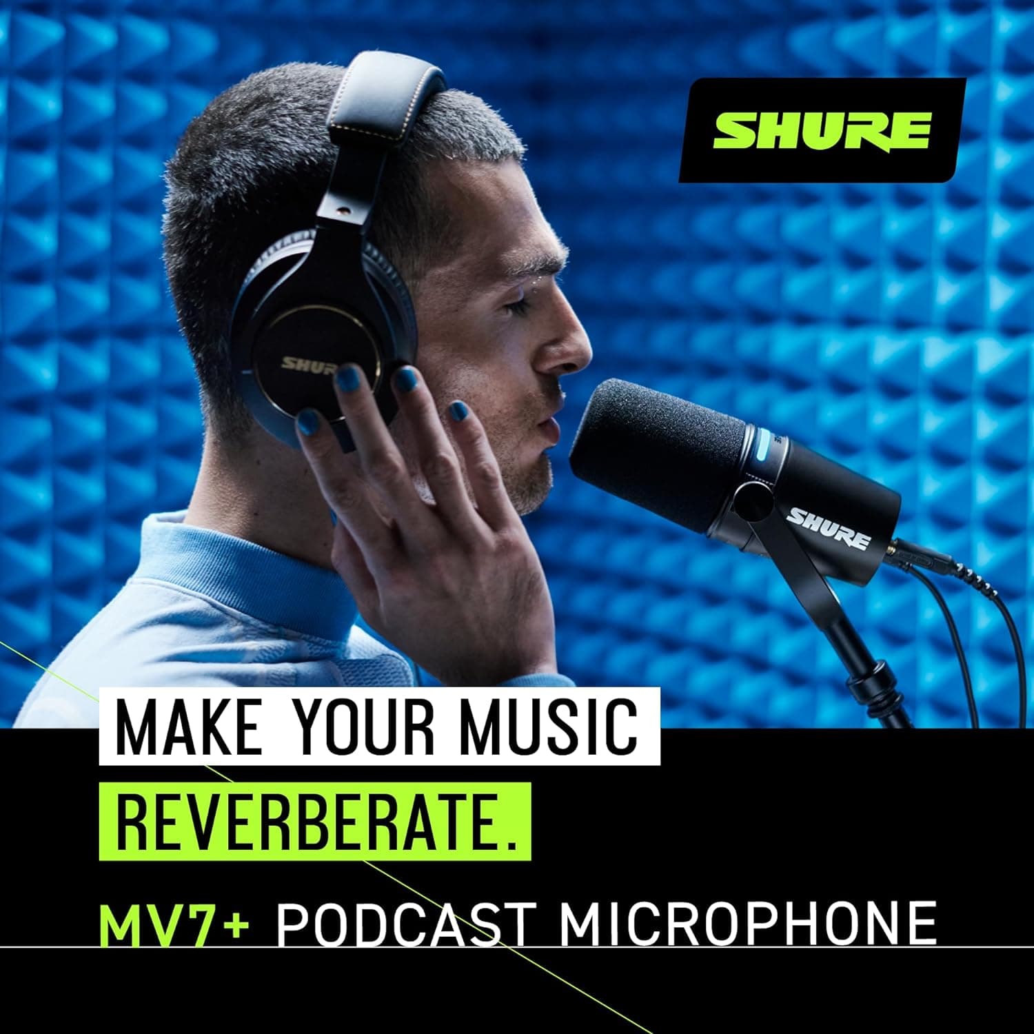 میکروفون شور Shure MV7+ Podcast Microphone — تصویر ۴
