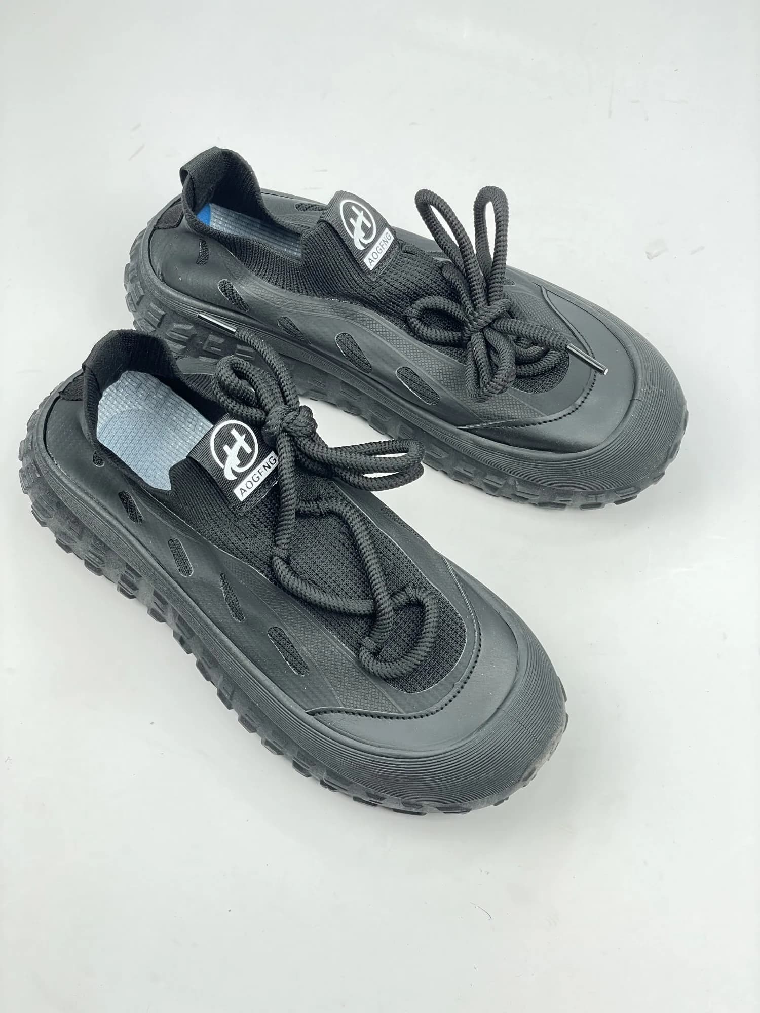 کتونی کشبافت تانکی تزریق مستقیم بالنسیاگا BALENCIAGA بندی مشکی رویه تی پی یو — تصویر ۴