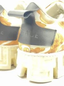 ونس ورساچه versace بندی چاپی طرح چاپی ورساچه سفید طلایی — تصویر ۲