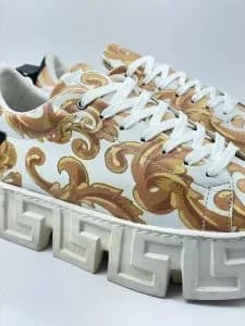 ونس ورساچه versace بندی چاپی طرح چاپی ورساچه سفید طلایی — تصویر ۶