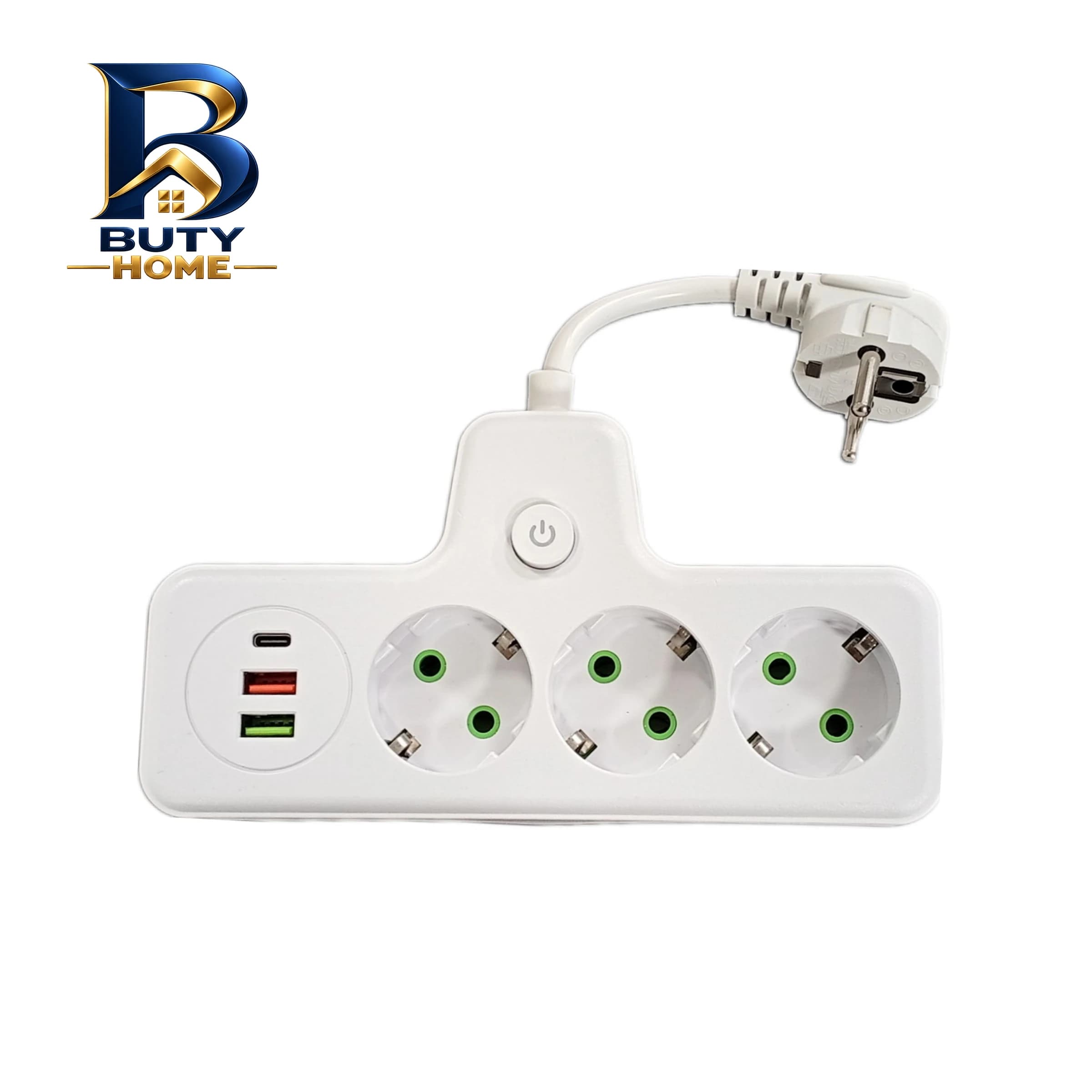 چندراهی برق مدل حرفه ای با پورت USB و تایپ C