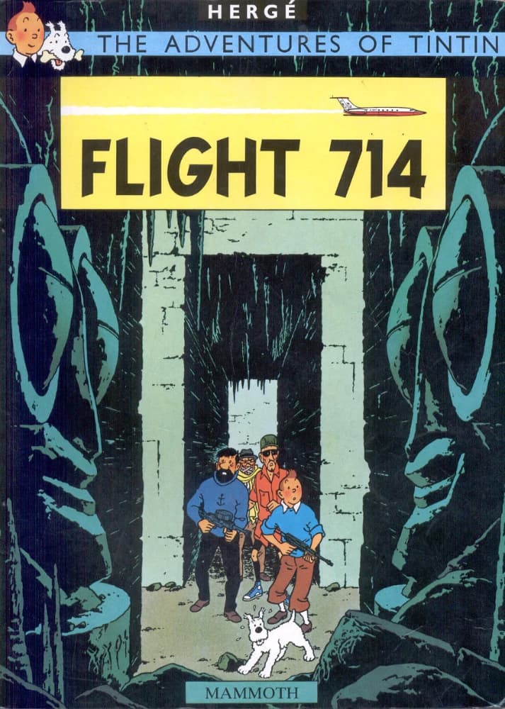 کتاب Flight 714 (پرواز ۷۱۴ – ماجراهای تن‌تن ۲۲) نسخه انگلیسی PDF | هرژه
