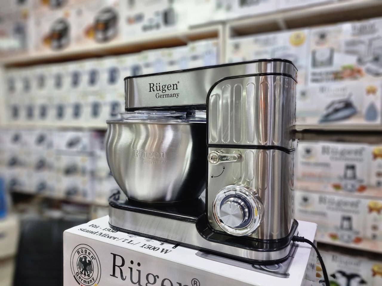 همزن کاسه دار 7 ( خمیر زن ) مدل 1950 روگن / RUGEN STAND MIXER RU-1950 — تصویر ۴