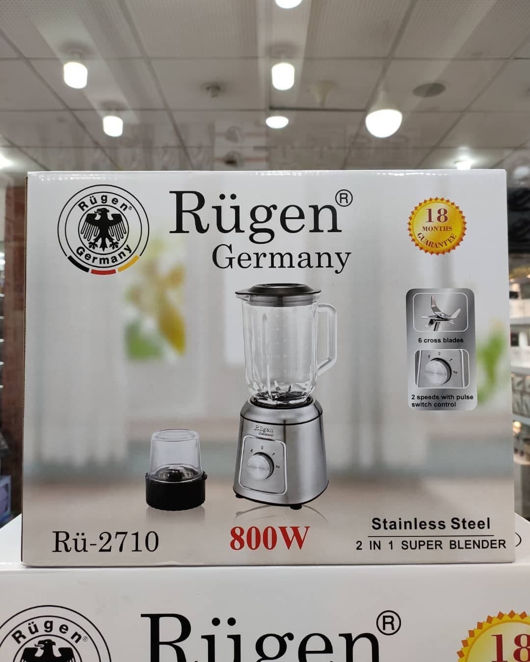 مخلوط کن و آسیاب ( 2 کاره ) مدل 2710 روگن آلمان / RUGEN RU-2710 — تصویر ۷