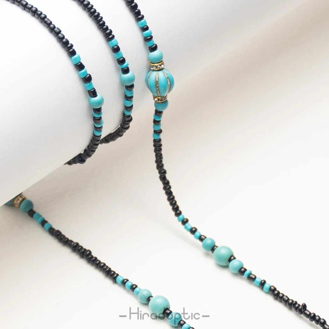 بند عینک طرح فیروزه ای 32</br><span>Glasses Strap AGS-32</span> — تصویر ۲