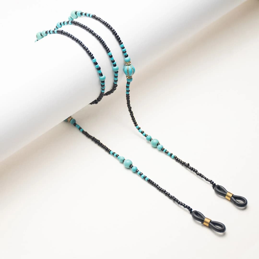 بند عینک طرح فیروزه ای 32</br><span>Glasses Strap AGS-32</span>