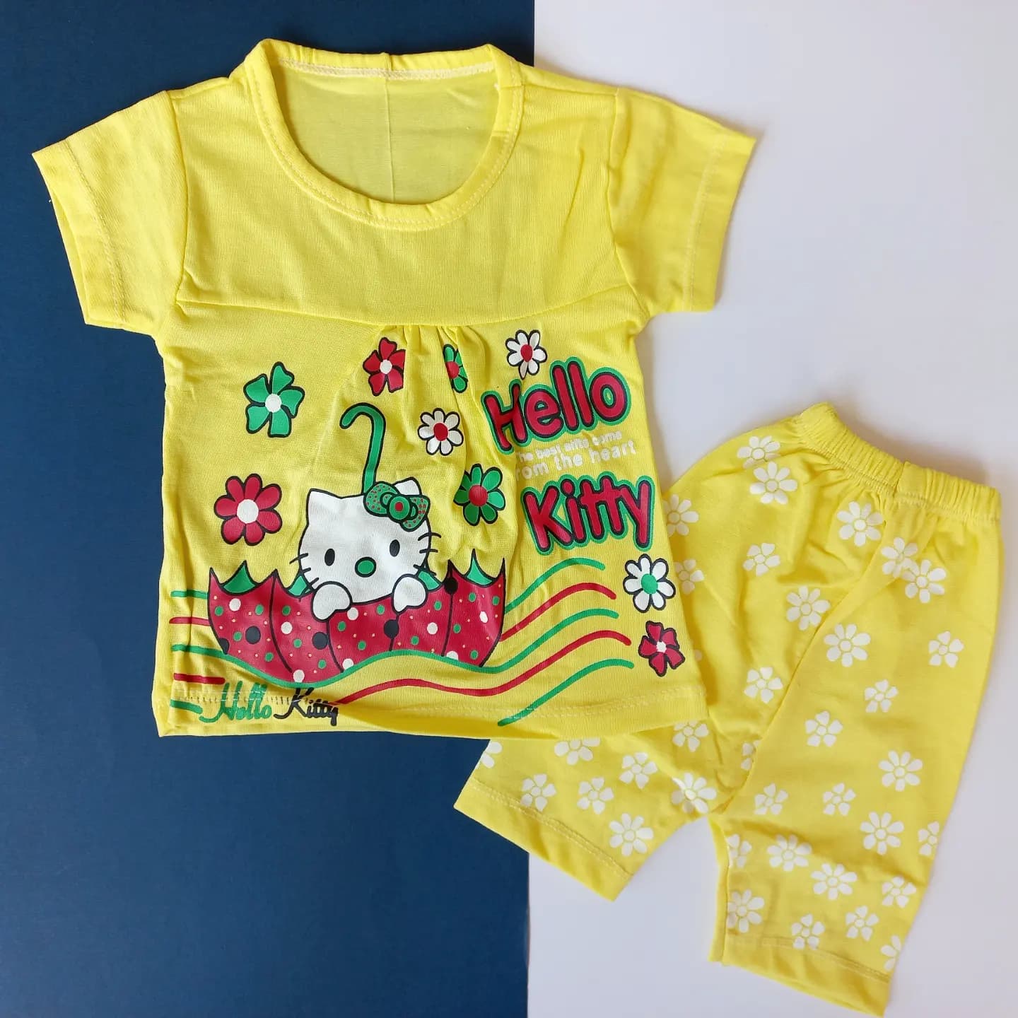 تیشرت شلوارک کیتی (Hello Kitty) سایز 2،3 کد 2117 — تصویر ۴