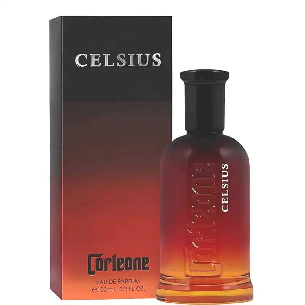 ادکلن مردانه کورلئونه مدل سلسیوس (Celsius) حجم ۱۰۰ میل با رایحه مشابه فارنهایت