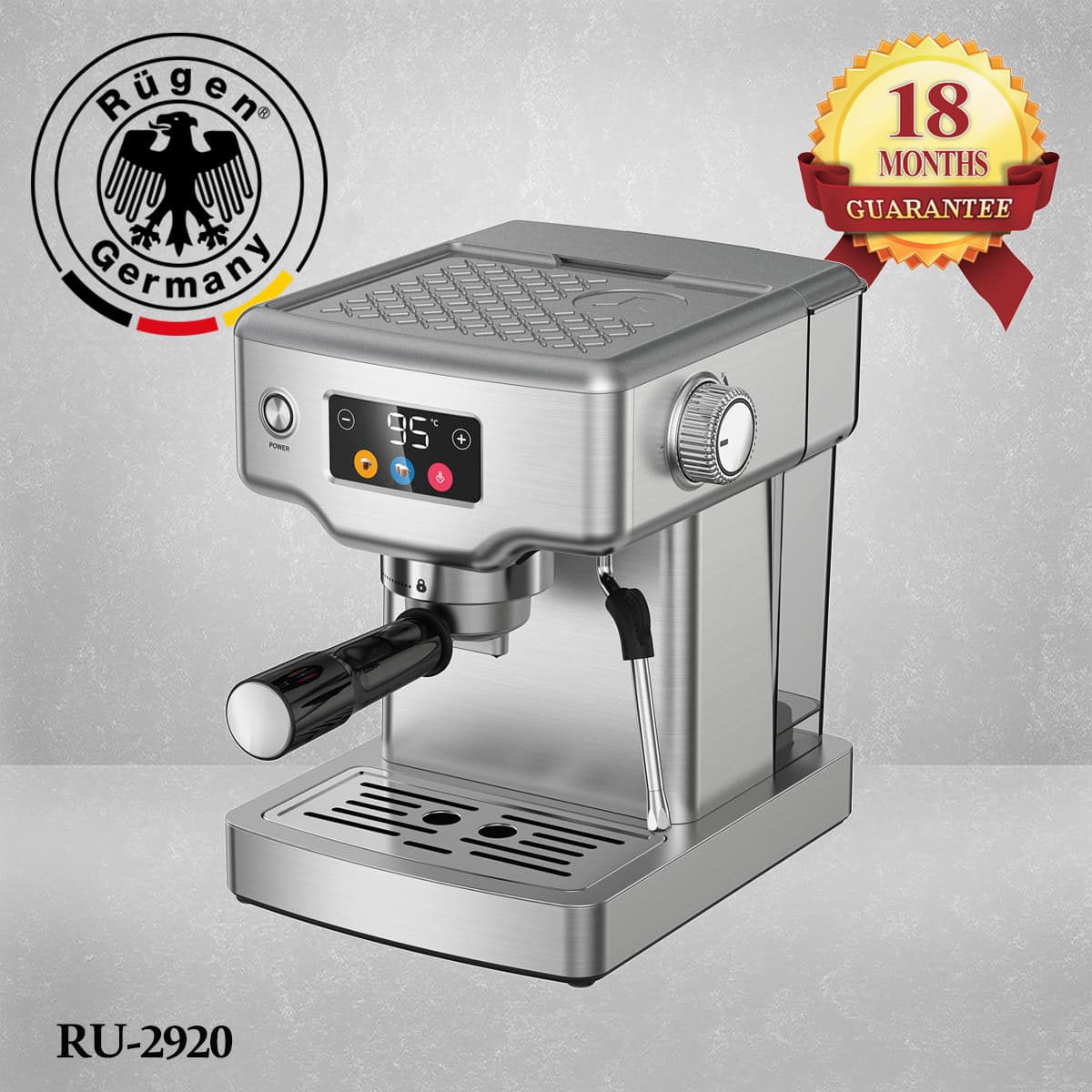 اسپرسوساز مدل 2920 روگن آلمان / RUGEN RU-2920 — تصویر ۳