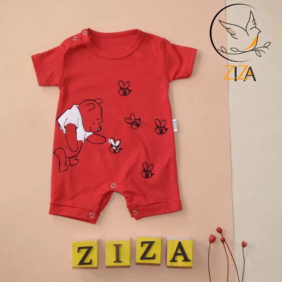 رامپر طرح خرس پو pooh سایز 1،2،3 کد 2072 — تصویر ۲