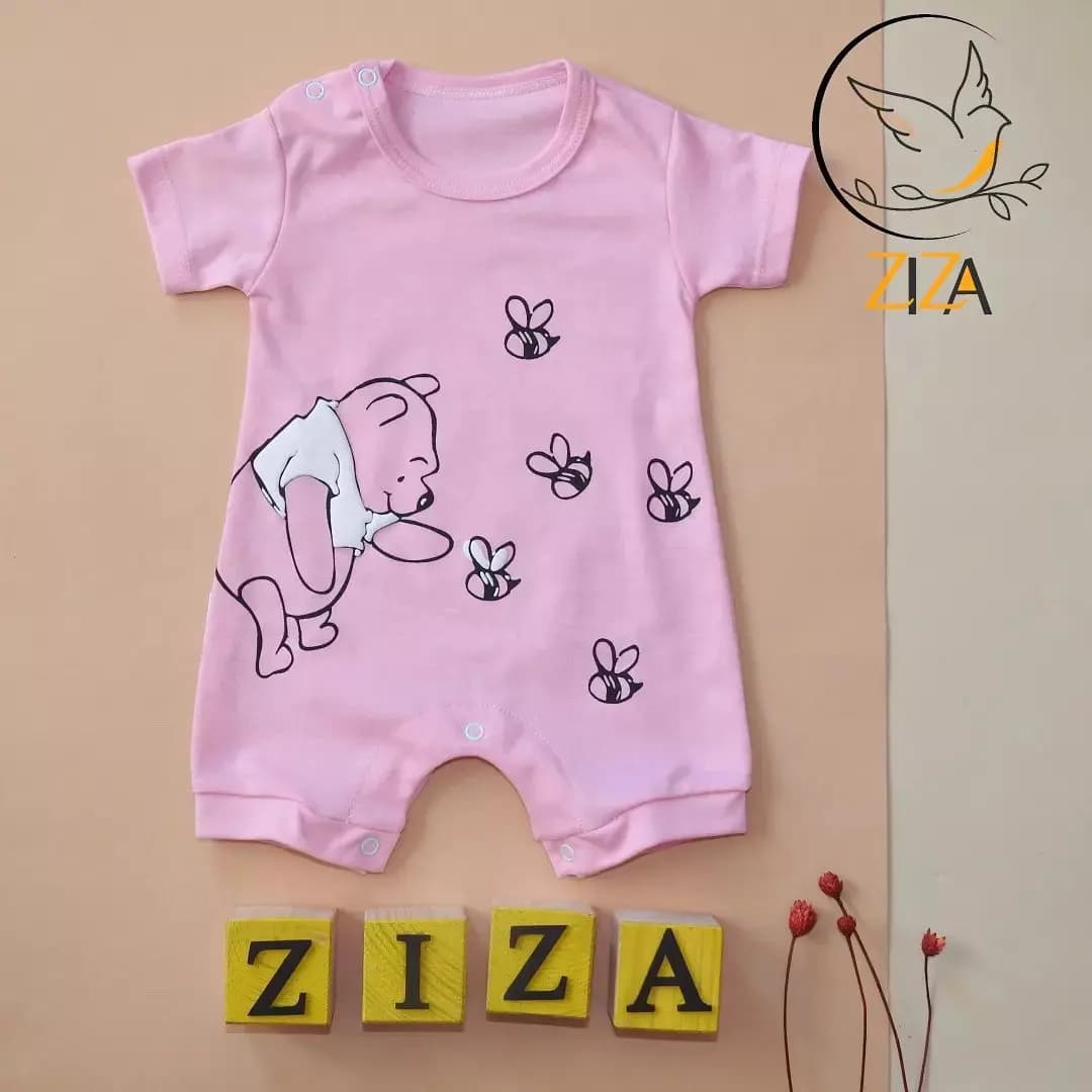 رامپر طرح خرس پو pooh سایز 1،2،3 کد 2072 — تصویر ۳