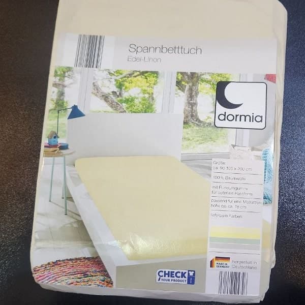 روتختی کشدار یک نفره نخی برند دورمیا آلمانی رنگ لیمویی 2404726 Dormia — تصویر ۳