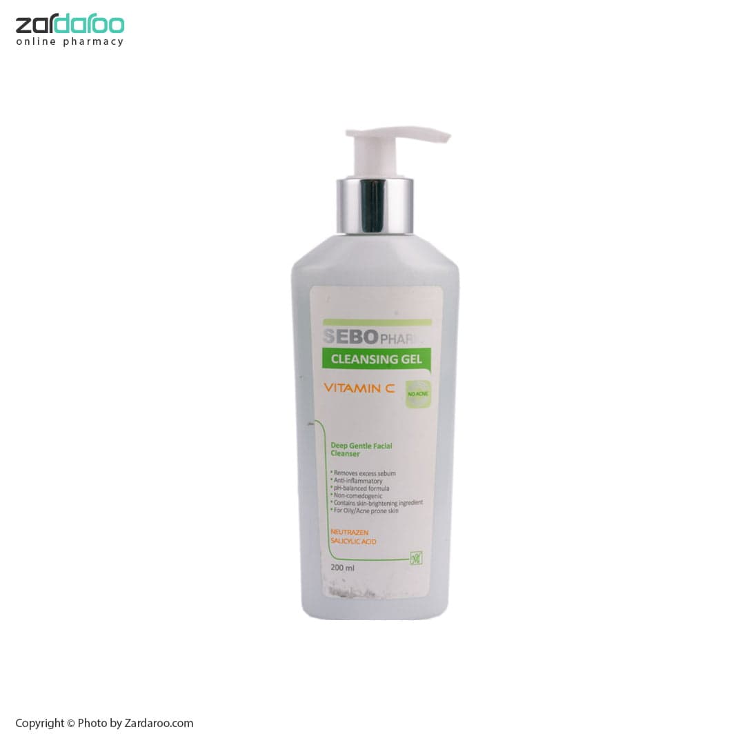ژل شستشو صورت پوست چرب و مستعد آکنه 200ml سبوفارما مای My Pharma