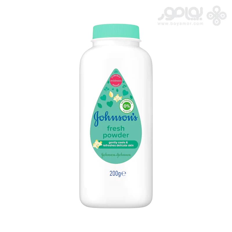 پودر بچه جانسون مدل FRESH POWDER وزن 200 گرم
