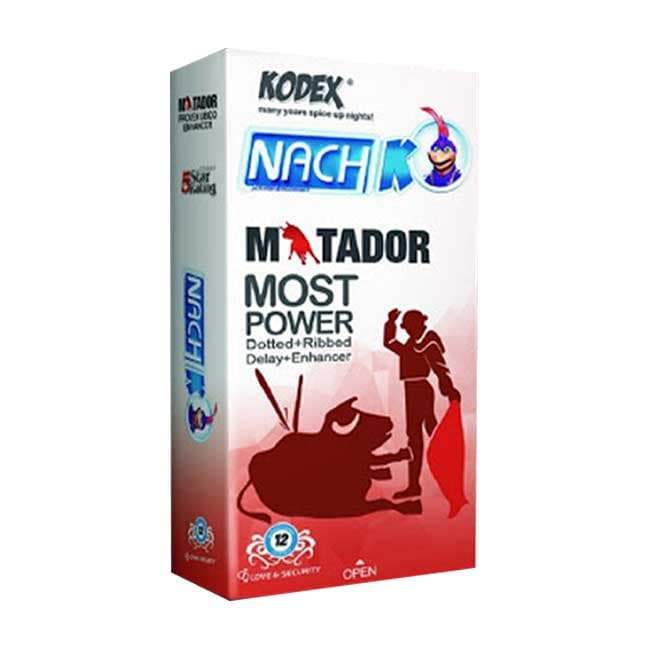 کاندوم کدکس مدل Matador (ماتادور – 4 کاره) بسته ۱۲ عددی