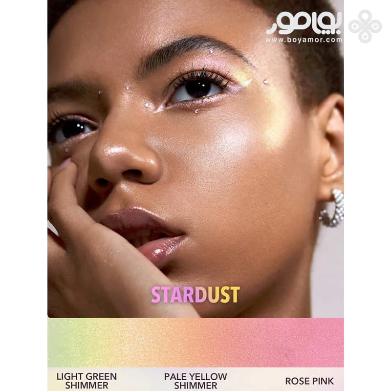 هایلایتر مایع کرومی شیگلم مدل CHROMA GLOW رنگ STAR DUST — تصویر ۸