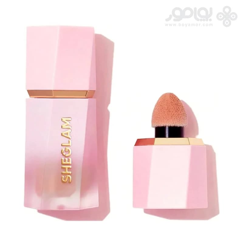 رژگونه مایع مات شیگلم مدل COLOR BLOOM رنگ HUSH HUSH