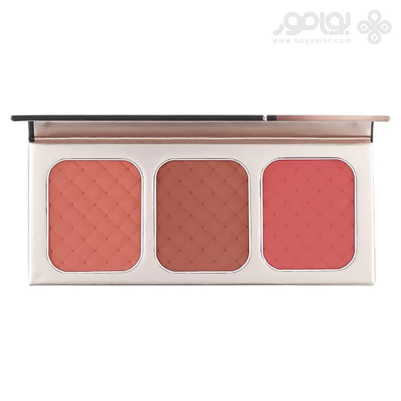 پالت رژگونه 3 رنگ کرکتر مدل GO BLUSH شماره 001