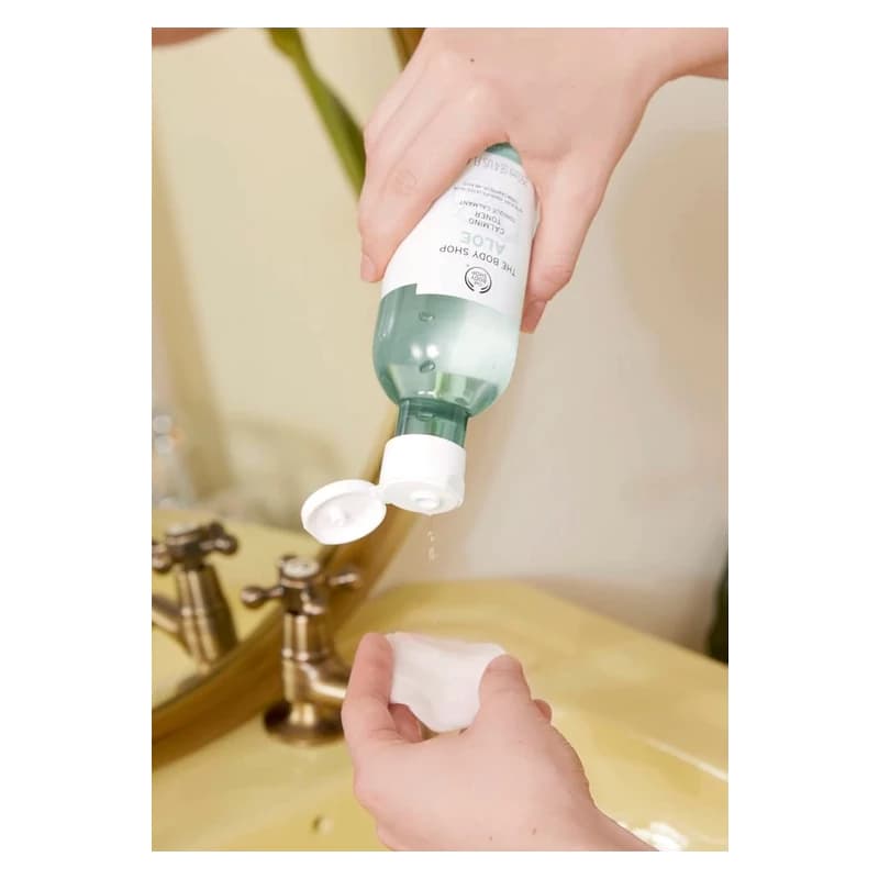 تونر تسکین دهنده بادی شاپ مدل ALOE حجم 250 میل — تصویر ۵