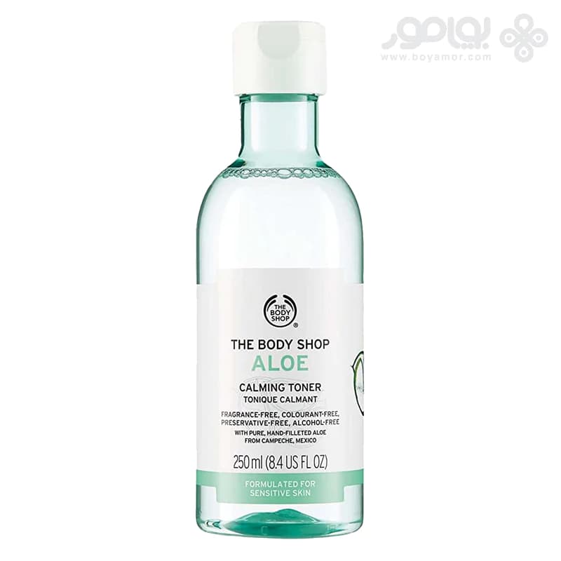 تونر تسکین دهنده بادی شاپ مدل ALOE حجم 250 میل