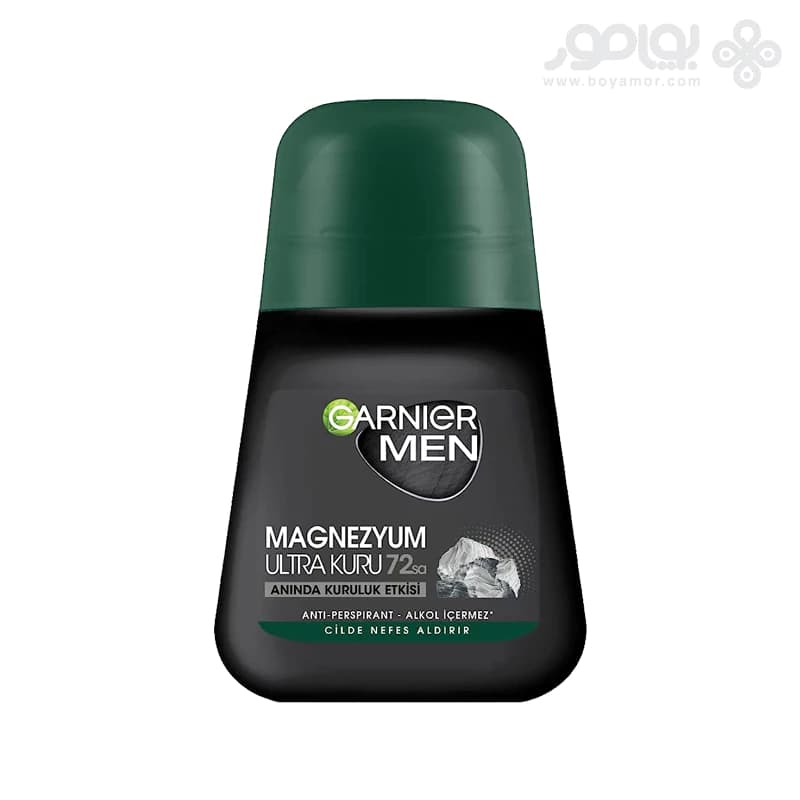 رول دئودورانت مردانه گارنیر مدل MAGNEZYUM حجم 50 میل