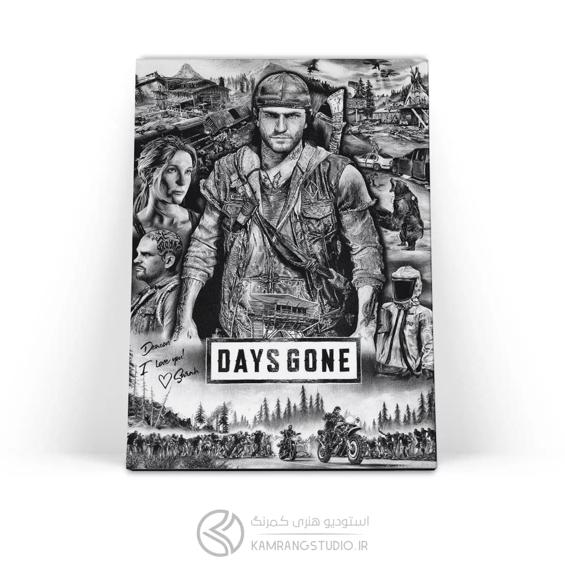 تابلو شاسی دیزگان Days Gone طرح 4