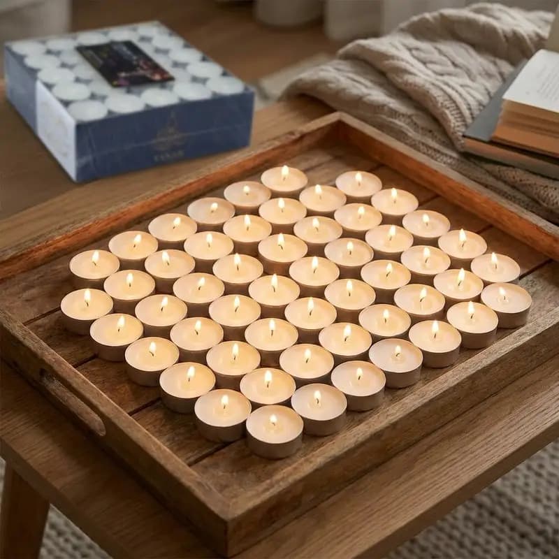 شمع وارمر یانار مدل tea light بسته 100 عددی — تصویر ۳