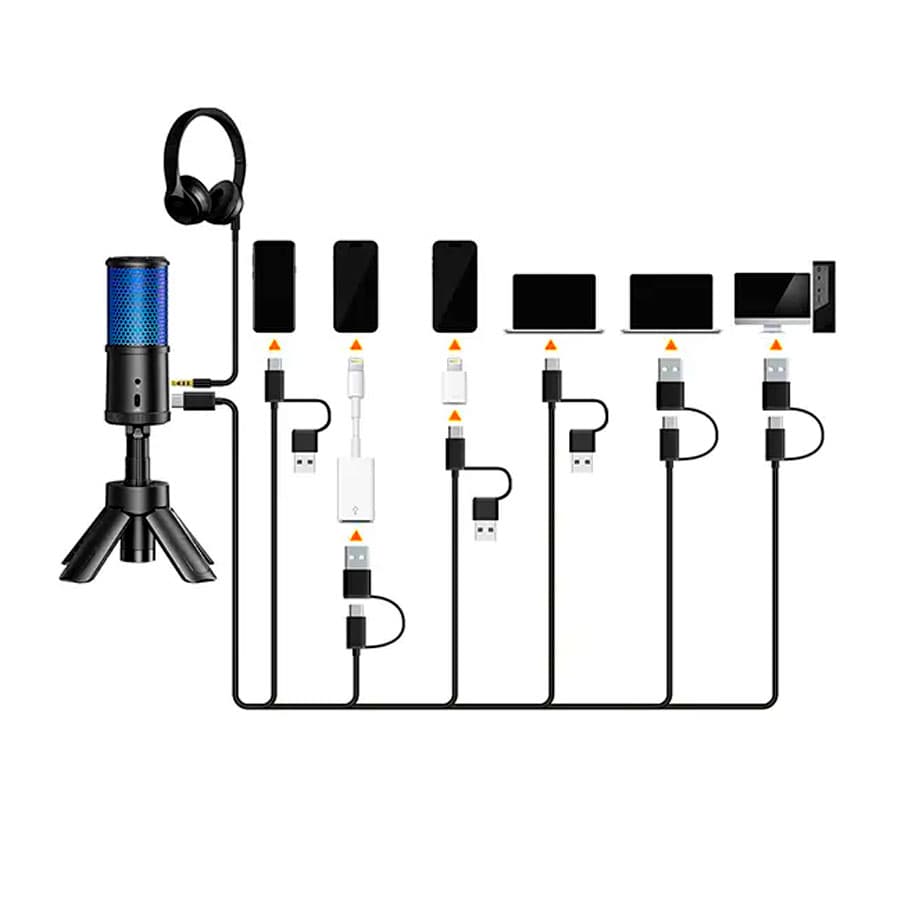 میکروفون گیمینگ کامیکا COMICA Microphone EJoy UNI S USB — تصویر ۷