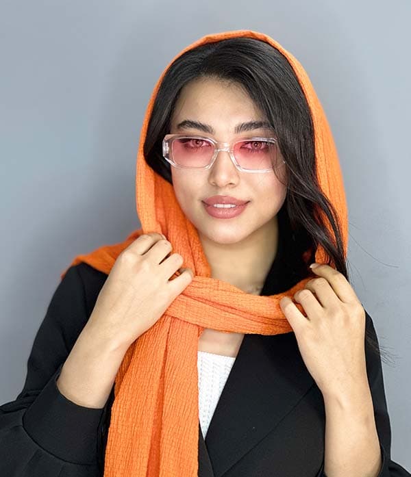 عینک افتابی زنانه PRADA پرادا سری جدید صورتی ترند یووی۴۰۰ — تصویر ۲
