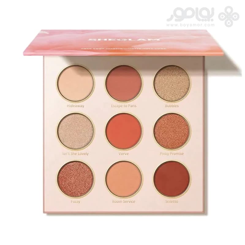 پالت سایه شیگلم مدل ROSE CODE