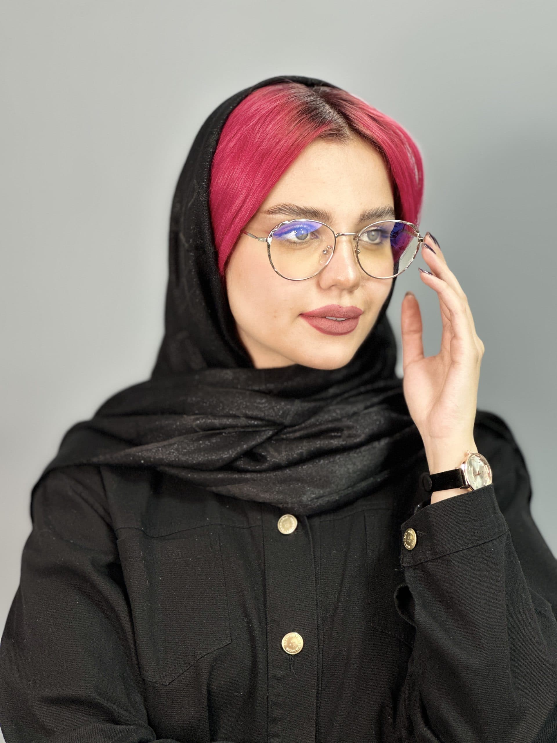 عینک طبی بلوکات فریم فلزی