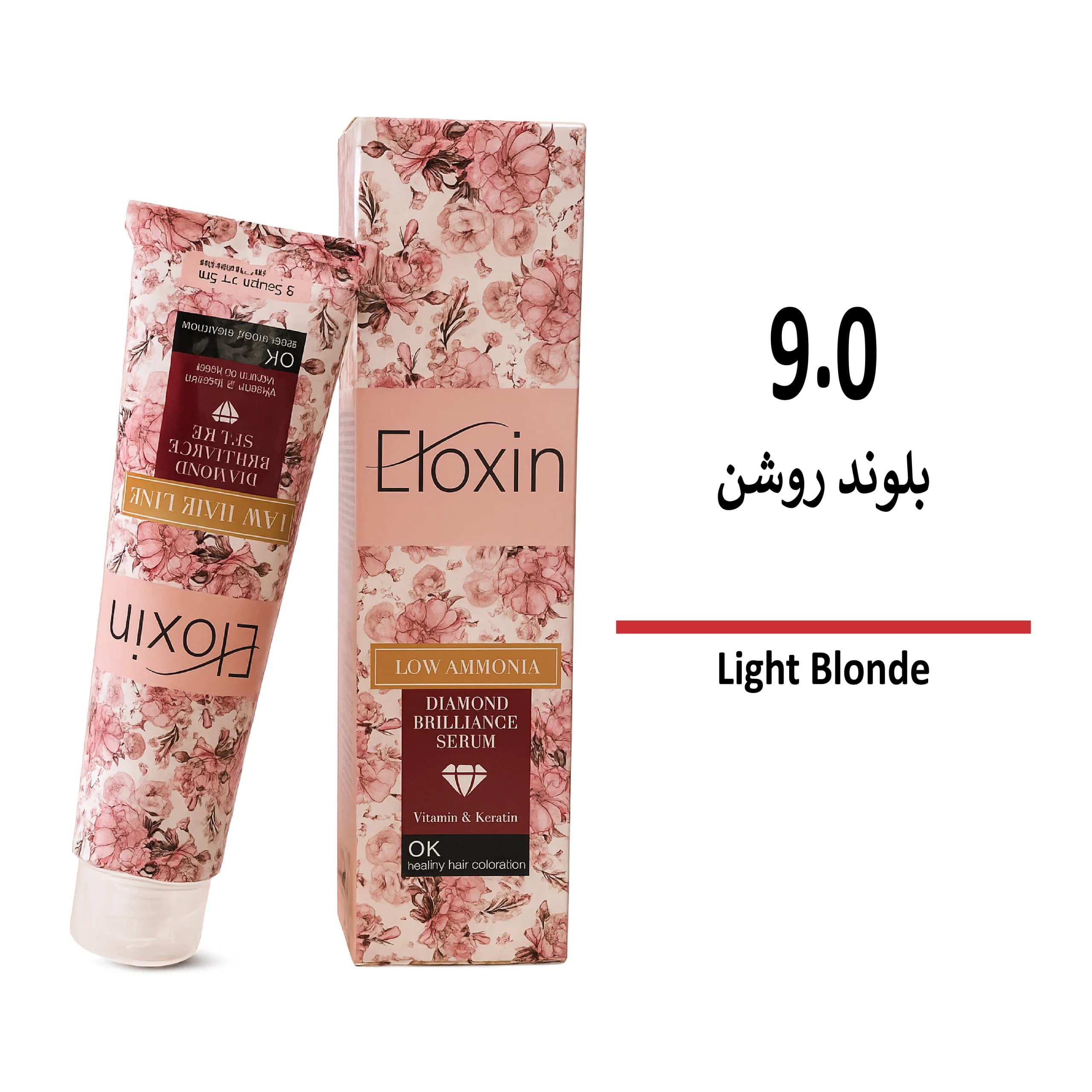 رنگ مو الوکسین 9/0 بلوند روشن حجم 120 میل