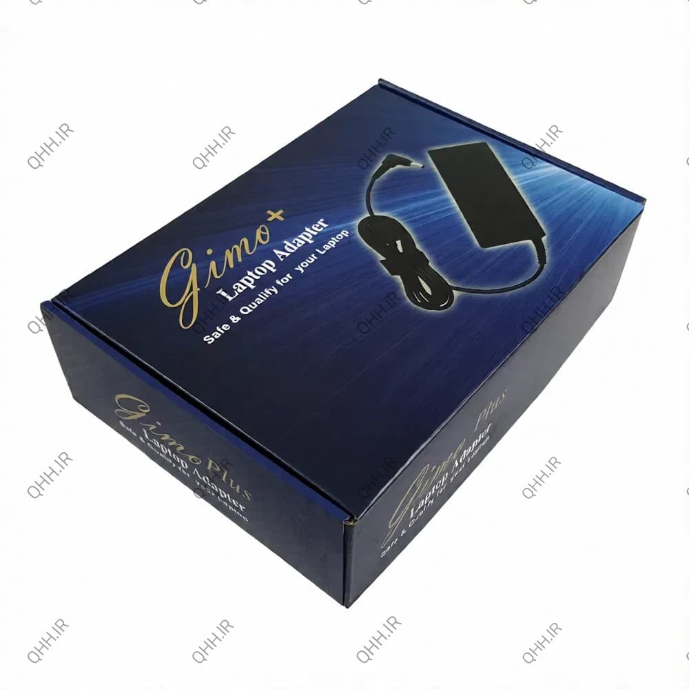 آداپتور لپ تاپ دل 19.5V 4.62A Gimo Plus مستطیلی — تصویر ۱۰
