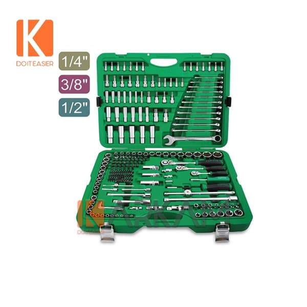 جعبه بکس آچار انواع بیت 1.2 – 3.8 – 1.4 GCAI216R تاپ تول