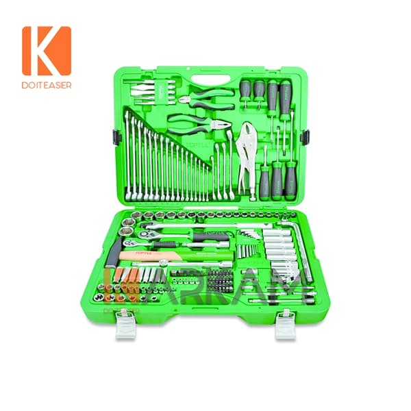 جعبه ابزار 150 پارچه سامسونت سبز GCAI150R تاپ تول
