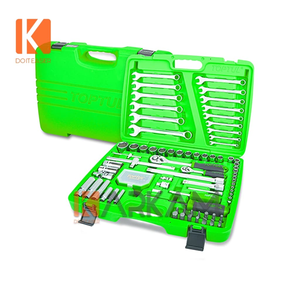 جعبه ابزار 106 پارچه سامسونت سبز GCAI106B تاپ تول