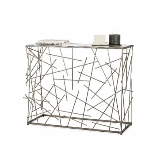 کنسول آینه فلزی مدرن کد M-118 مبلمان فرنا مدل 1135722