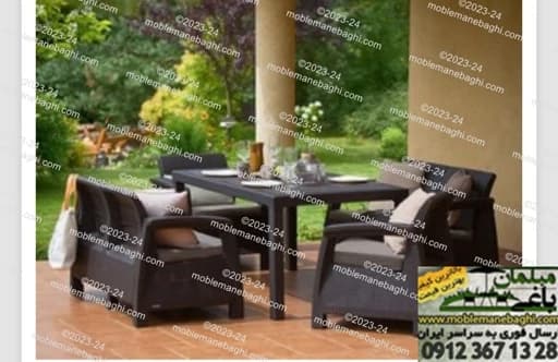 ست صندلی مبلی با میز نهارخوری 6نفره مبلمان فرنا مدل 1129145