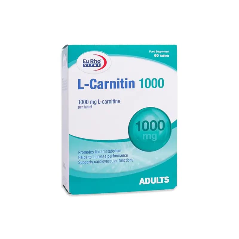 قرص ال کارنیتین 1000 میلی گرم یورویتال — تصویر ۳