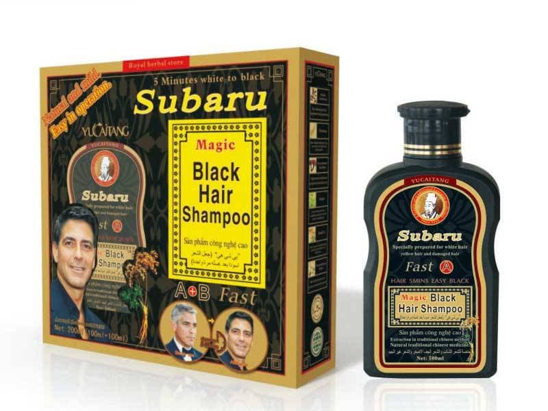 شامپو رنگ مو و رفع سفیدی مو سوبارو subaru