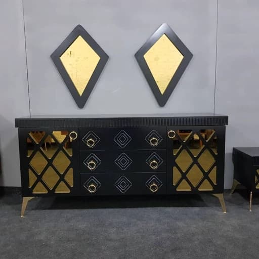 آینه و کنسول مدل مانیک مبلمان فرنا مدل 1135695