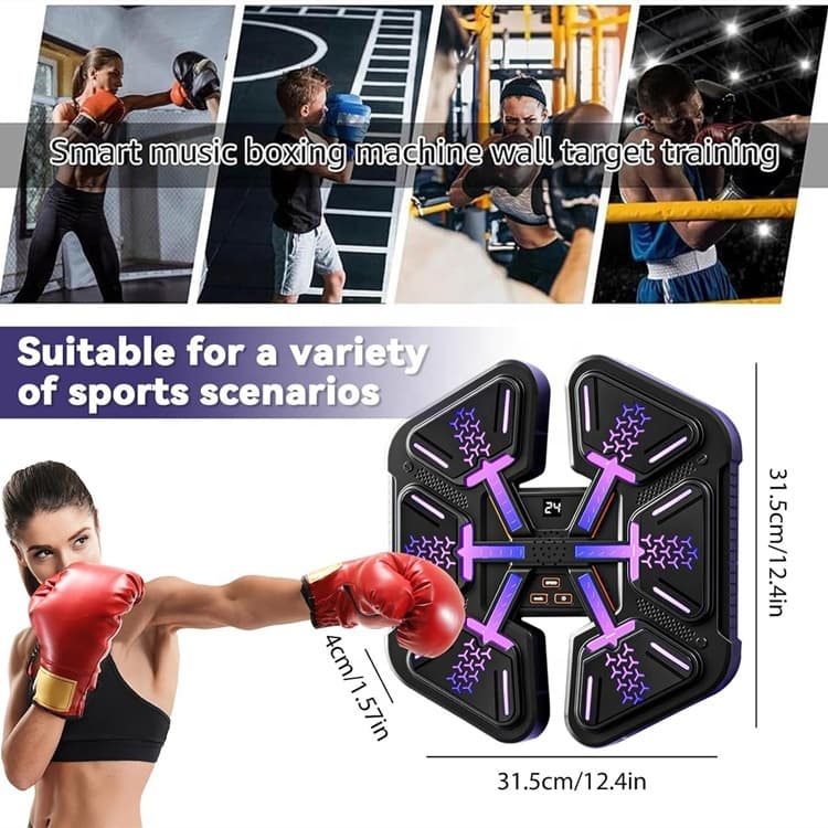 بوکس دیواری هوشمند موزیکال 6 پنل Wellshow Sport ایتم 7782 — تصویر ۴