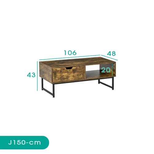 میز جلومبلی مدل J150 مبلمان فرنا مدل 1135651 — تصویر ۳